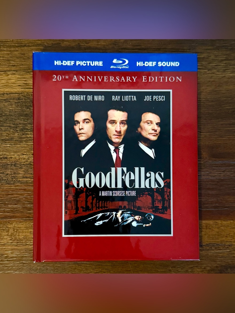 GoodFellas 2 Disc Blu Ray + DVD Set 20th Anniversary Book RARE Scorsese DeNiro